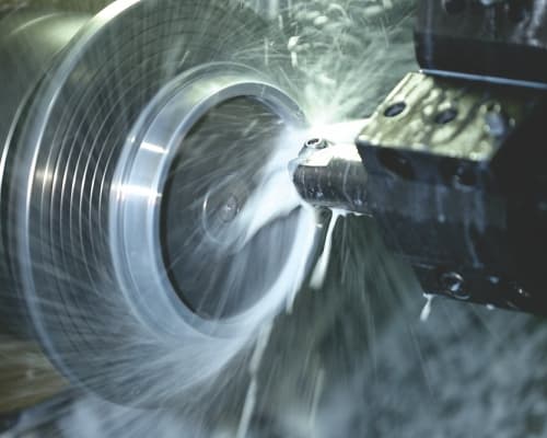 CNC machining bearing rings to final dimensions